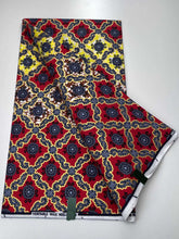 Load image into Gallery viewer, 2022 Cheapest Price Best Quality African Fashion Golden Wax Fabrics Nigerian Golden Ankara Printed Wax Materials 6 Yards/pcs