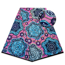 Load image into Gallery viewer, 2022 African Prints Fabric Golden Cotton Wax Fabric  Ankara High Quality Nigerian Wax6 Yards/pcs For Wedding Dresses Sewing