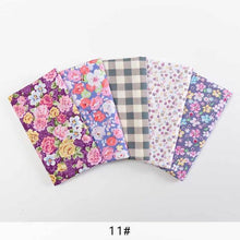 Load image into Gallery viewer, 25*25cm /Pc Vintage Printed Patchwork Fabrics Doll Handmade Accessories Floral Cotton Fabrics For DIY Quilting Crafts TJ0537-2