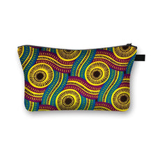 Load image into Gallery viewer, African Woman Print Cosmetic Bag Afro Ladies Makeup Bags Fashion Girls Cosmetic Case Portable Lipstick Storage Bags for Travel