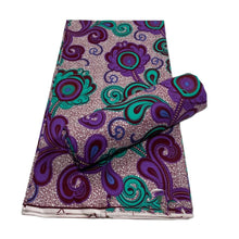 Load image into Gallery viewer, 2022 High Quality Cotton wax fabric African prints fabric Ankara wax real wax Nigerian wax 6 yards/pcs