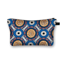 Load image into Gallery viewer, African Woman Print Cosmetic Bag Afro Ladies Makeup Bags Fashion Girls Cosmetic Case Portable Lipstick Storage Bags for Travel