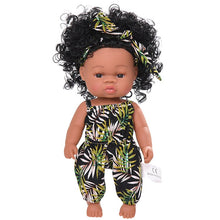 Load image into Gallery viewer, JINGXIN Summer Reborn Baby Doll African Black Girl Lifelike Dolls Baby Toys For Children Girls Boys Babies Body Play Vinyl Dolls