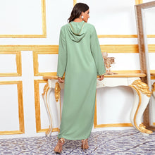 Load image into Gallery viewer, Caftan Marocain Abaya Dubai Turkey Islam Kaftan Muslim Hijab Dress African Dresses For Women Robe Arabe Musulman Djellaba Femme