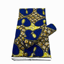Load image into Gallery viewer, 2022 High Quality Cotton wax fabric African prints fabric Ankara wax real wax Nigerian wax 6 yards/pcs