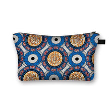 Load image into Gallery viewer, African Woman Print Cosmetic Bag Afro Ladies Makeup Bags Fashion Girls Cosmetic Case Portable Lipstick Storage Bags for Travel