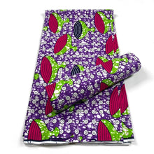 Load image into Gallery viewer, African Ankara Fabric Original High Quality Pagne Wax Print Fabric Printing 100% Cotton African Nigerian Real Wax For Dress
