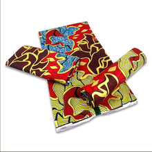 Load image into Gallery viewer, 2022 Cheapest Price Best Quality African Fashion Golden Wax Fabrics Nigerian Golden Ankara Printed Wax Materials 6 Yards/pcs