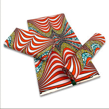 Load image into Gallery viewer, 2022 Cheapest Price Best Quality African Fashion Golden Wax Fabrics Nigerian Golden Ankara Printed Wax Materials 6 Yards/pcs