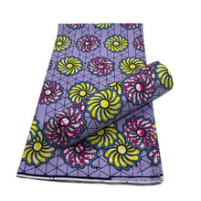 Load image into Gallery viewer, 2022 High Quality Cotton wax fabric African prints fabric Ankara wax real wax Nigerian wax 6 yards/pcs