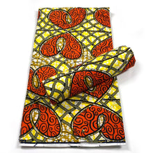 Load image into Gallery viewer, African wax print Fabric 6yard Ankara material 100%cotton Nigerian fabric real batik 6 yards For women dresses