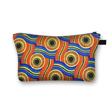 Load image into Gallery viewer, African Woman Print Cosmetic Bag Afro Ladies Makeup Bags Fashion Girls Cosmetic Case Portable Lipstick Storage Bags for Travel