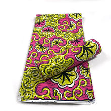 Load image into Gallery viewer, African wax print Fabric 6yard Ankara material 100%cotton Nigerian fabric real batik 6 yards For women dresses