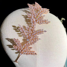 Load image into Gallery viewer, Fashion Bride Headband Crystal Leaf Hair Band, ASNORA Bridal Crown Tiaras ,Hair Accessories Wedding ,Wedding Accessories A01006