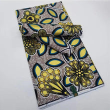 Load image into Gallery viewer, 2022 Cheapest Price Best Quality African Fashion Golden Wax Fabrics Nigerian Golden Ankara Printed Wax Materials 6 Yards/pcs