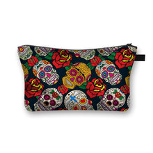 Load image into Gallery viewer, African Woman Print Cosmetic Bag Afro Ladies Makeup Bags Fashion Girls Cosmetic Case Portable Lipstick Storage Bags for Travel