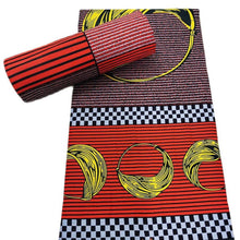 Load image into Gallery viewer, African Ankara fabric 100% cotton Wax Africain real wax Nigerian Print wax Fabric 6Yard for dresses fabric