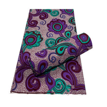 Load image into Gallery viewer, African wax print Fabric 6yard Ankara material 100%cotton Nigerian fabric real batik 6 yards For women dresses