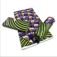 Load image into Gallery viewer, 2022 Cheapest Price Best Quality African Fashion Golden Wax Fabrics Nigerian Golden Ankara Printed Wax Materials 6 Yards/pcs