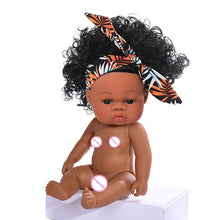 Load image into Gallery viewer, JINGXIN Summer Reborn Baby Doll African Black Girl Lifelike Dolls Baby Toys For Children Girls Boys Babies Body Play Vinyl Dolls