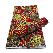 Load image into Gallery viewer, 2022 High Quality Cotton wax fabric African prints fabric Ankara wax real wax Nigerian wax 6 yards/pcs