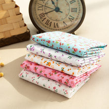 Load image into Gallery viewer, 25*25cm /Pc Vintage Printed Patchwork Fabrics Doll Handmade Accessories Floral Cotton Fabrics For DIY Quilting Crafts TJ0537-2