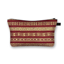 Load image into Gallery viewer, African Woman Print Cosmetic Bag Afro Ladies Makeup Bags Fashion Girls Cosmetic Case Portable Lipstick Storage Bags for Travel