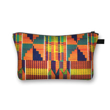 Load image into Gallery viewer, African Woman Print Cosmetic Bag Afro Ladies Makeup Bags Fashion Girls Cosmetic Case Portable Lipstick Storage Bags for Travel