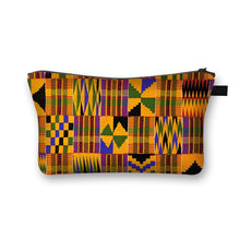 Load image into Gallery viewer, African Woman Print Cosmetic Bag Afro Ladies Makeup Bags Fashion Girls Cosmetic Case Portable Lipstick Storage Bags for Travel