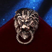 Load image into Gallery viewer, Retro Lion Shield Crown Animal Brooches Fashion Men's Suit Shirt Collar Needle Badge Lapel Pins Jewelry Men Clothing Accessories
