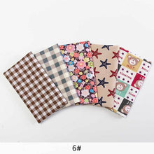 Load image into Gallery viewer, 25*25cm /Pc Vintage Printed Patchwork Fabrics Doll Handmade Accessories Floral Cotton Fabrics For DIY Quilting Crafts TJ0537-2