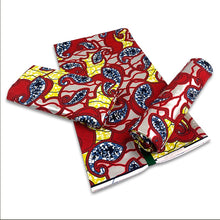 Load image into Gallery viewer, 2022 Cheapest Price Best Quality African Fashion Golden Wax Fabrics Nigerian Golden Ankara Printed Wax Materials 6 Yards/pcs