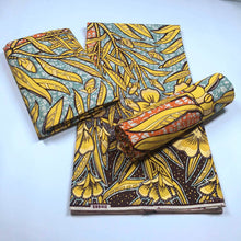 Load image into Gallery viewer, 2022 Cheapest Price Best Quality African Fashion Golden Wax Fabrics Nigerian Golden Ankara Printed Wax Materials 6 Yards/pcs