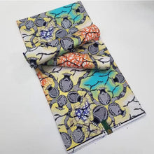 Load image into Gallery viewer, 2022 Cheapest Price Best Quality African Fashion Golden Wax Fabrics Nigerian Golden Ankara Printed Wax Materials 6 Yards/pcs