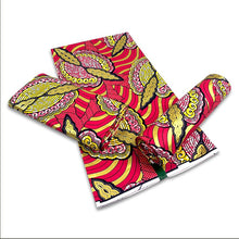Load image into Gallery viewer, 2022 Cheapest Price Best Quality African Fashion Golden Wax Fabrics Nigerian Golden Ankara Printed Wax Materials 6 Yards/pcs