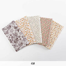 Load image into Gallery viewer, 25*25cm /Pc Vintage Printed Patchwork Fabrics Doll Handmade Accessories Floral Cotton Fabrics For DIY Quilting Crafts TJ0537-2
