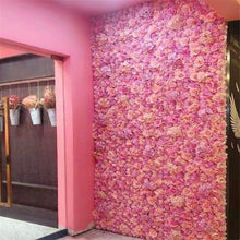 Load image into Gallery viewer, 60X40cm Silk Rose Flower Wall Artificial Flowers DIY Wedding Wall Decor Photography Backdrops Hair Salon Background