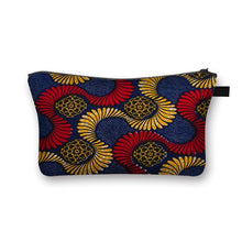 Load image into Gallery viewer, African Woman Print Cosmetic Bag Afro Ladies Makeup Bags Fashion Girls Cosmetic Case Portable Lipstick Storage Bags for Travel