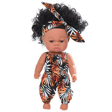 Load image into Gallery viewer, JINGXIN Summer Reborn Baby Doll African Black Girl Lifelike Dolls Baby Toys For Children Girls Boys Babies Body Play Vinyl Dolls