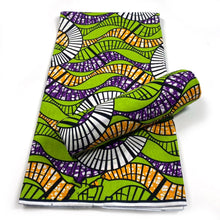 Load image into Gallery viewer, African Ankara Fabric Original High Quality Pagne Wax Print Fabric Printing 100% Cotton African Nigerian Real Wax For Dress