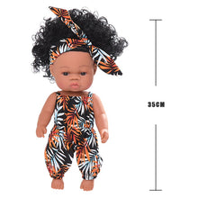 Load image into Gallery viewer, JINGXIN Summer Reborn Baby Doll African Black Girl Lifelike Dolls Baby Toys For Children Girls Boys Babies Body Play Vinyl Dolls
