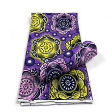 Load image into Gallery viewer, African Ankara Fabric Original High Quality Pagne Wax Print Fabric Printing 100% Cotton African Nigerian Real Wax For Dress