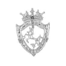 Load image into Gallery viewer, Retro Lion Shield Crown Animal Brooches Fashion Men's Suit Shirt Collar Needle Badge Lapel Pins Jewelry Men Clothing Accessories