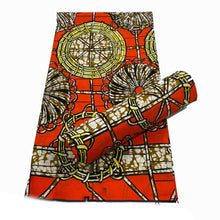 Load image into Gallery viewer, 2022 High Quality Cotton wax fabric African prints fabric Ankara wax real wax Nigerian wax 6 yards/pcs