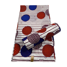 Load image into Gallery viewer, African Ankara Fabric Original High Quality Pagne Wax Print Fabric Printing 100% Cotton African Nigerian Real Wax For Dress