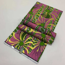Load image into Gallery viewer, 2022 Cheapest Price Best Quality African Fashion Golden Wax Fabrics Nigerian Golden Ankara Printed Wax Materials 6 Yards/pcs