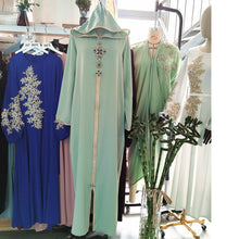 Load image into Gallery viewer, Caftan Marocain Abaya Dubai Turkey Islam Kaftan Muslim Hijab Dress African Dresses For Women Robe Arabe Musulman Djellaba Femme