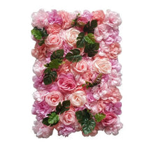 Load image into Gallery viewer, 60X40cm Silk Rose Flower Wall Artificial Flowers DIY Wedding Wall Decor Photography Backdrops Hair Salon Background