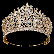 Load image into Gallery viewer, Crown Hadiyana Goegeous Women Party Hair Jewelry Vintage Luxury Rhinestone Wedding Hair Accessories BC3801 Corona Princesa