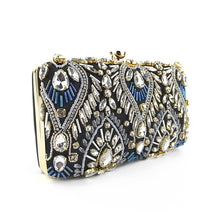 Load image into Gallery viewer, Luxury Diamond Rhinestone Clutch Bags Exquisite Female clutches Pearls Beaded Chain Handbags Wedding Purse Shouler Bag ZD1234